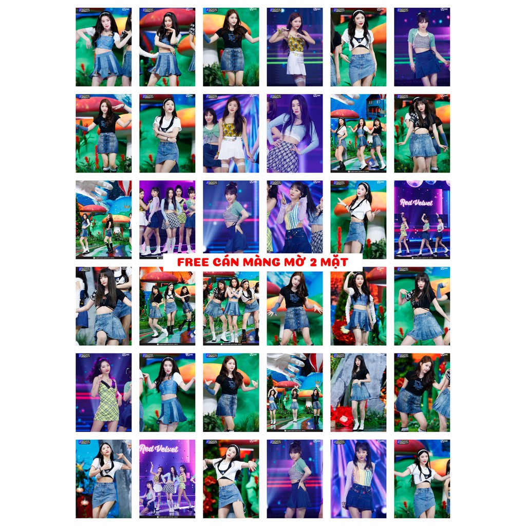 Lomo card 72 ảnh Red Velvet - Queendom + Pose M Countdown