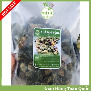 500G Khổ Qua Rừng Mướp Đắng Rừng Loại Nguyên Quả Và Thái Lát Sấy Khô