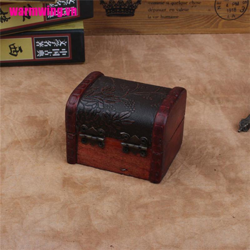 Hộp Gỗ Đựng Trang Sức Phong Cách Vintage Ốp
