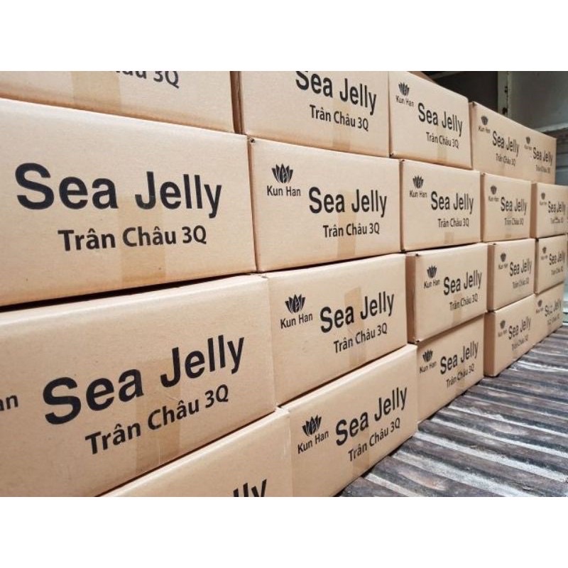 Túi 2kg thạch 3Q trân châu trắng Sea Jerry Minh Hạnh giòn zai ngon
