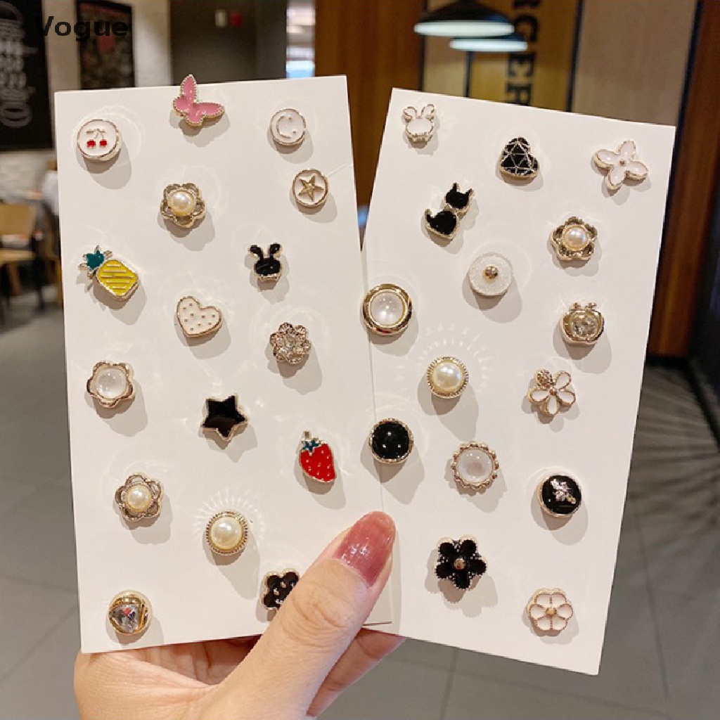 Set 10 cái ghim cài tùy chọn xinh xắn chất lượng cao