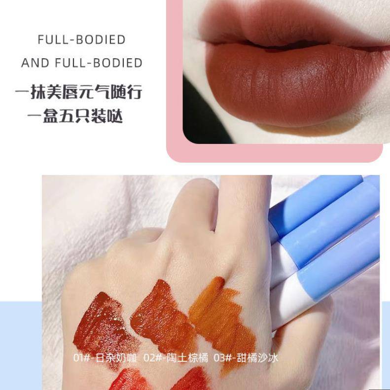 [Hàng mới về]Set 5 Cây Son Kem Lì KTE Fluffy Matte Lip Glaze | BigBuy360 - bigbuy360.vn