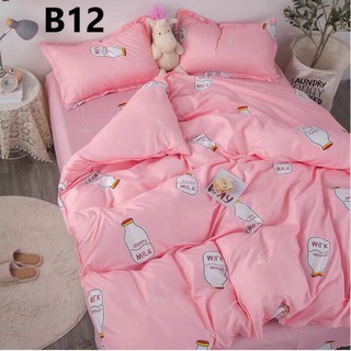 Chăn Ga Gối Đệm Trọn Bộ Drap Giường Cotton Hàn Quốc Đẹp Lung Linh
