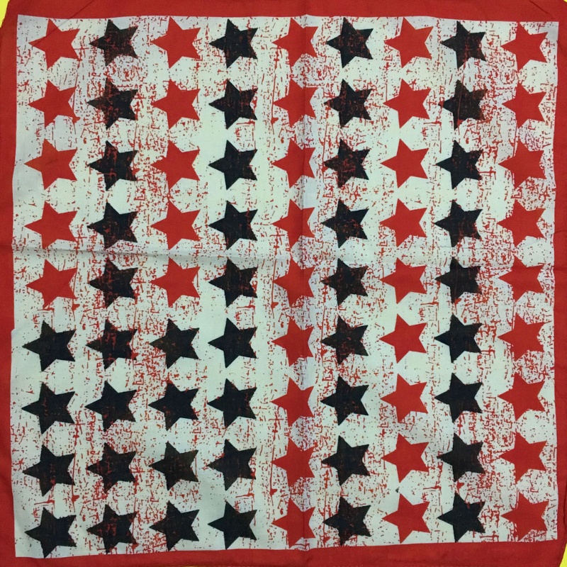 Khăn turban bandana hình vuông bằng cotton 10MK phong cách hip hop dành cho nam và nữ