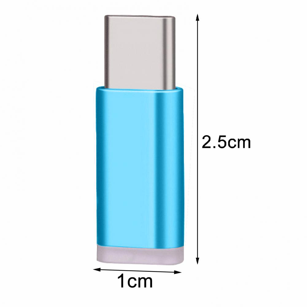 Đầu chuyển đổi micro usb sang usb c bằng hợp kim nhôm thích hợp cho android