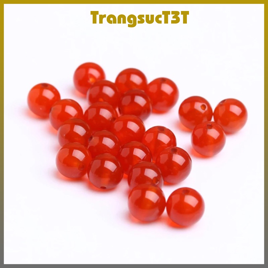 Hạt Đá Phong Thủy làm vòng tay may mắn đủ size 8 10 12 14mm, Hạt vòng đá cho nam nữ mệnh kim mộc thủy hỏa thổ - Tặng kim | BigBuy360 - bigbuy360.vn