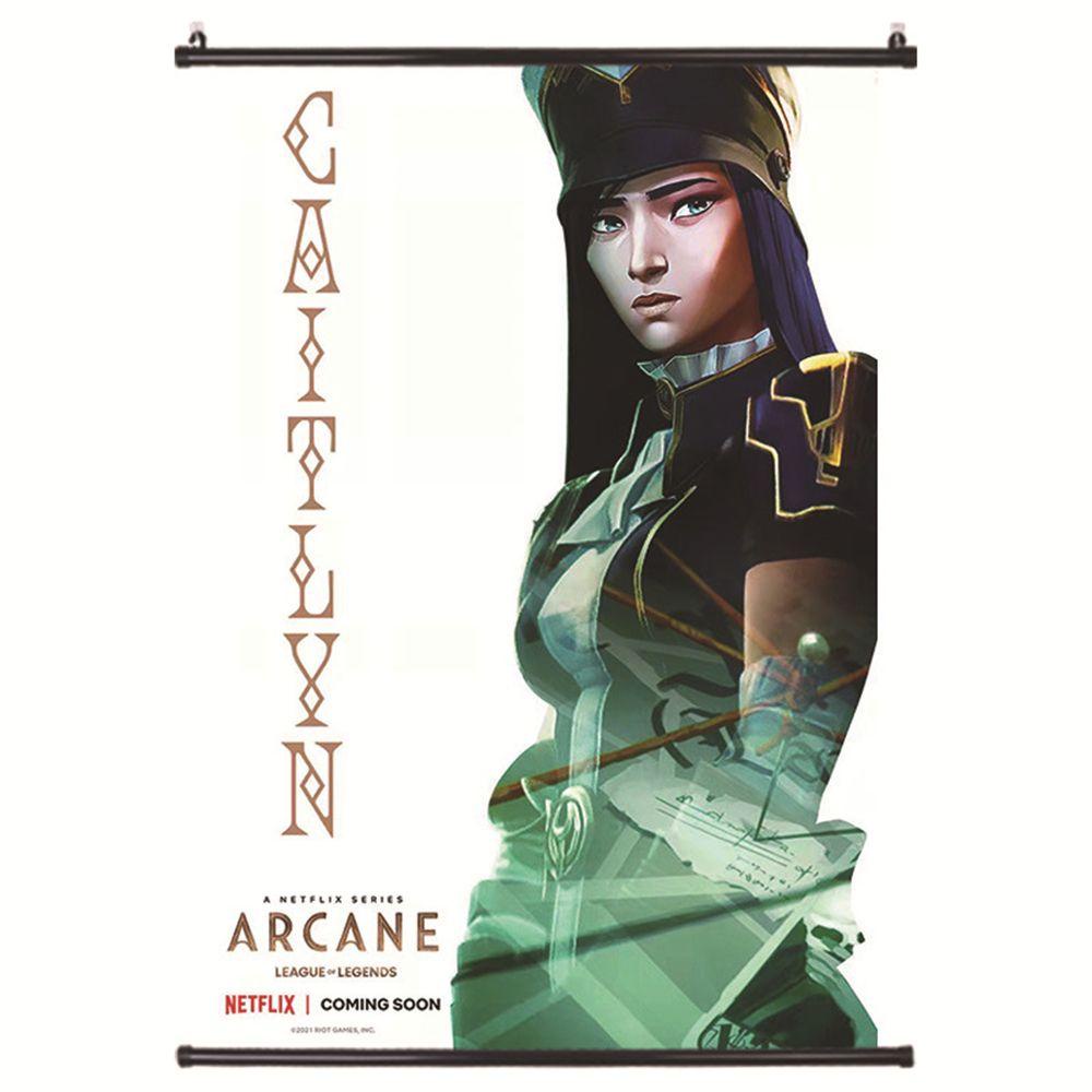 Tranh Vải Canvas 40x60CM Treo Tường Trang Trí Phong Cách Liên Minh Huyền Thoại