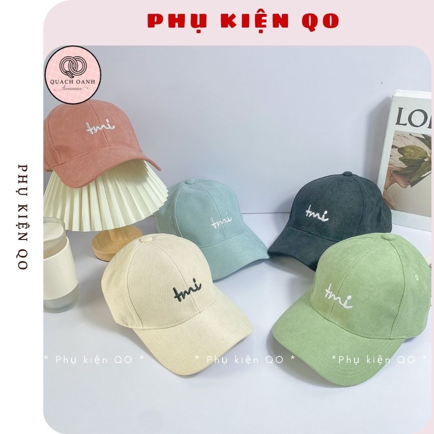 Mũ lưỡi trai bóng chày thêu chữ unisex – CAP12