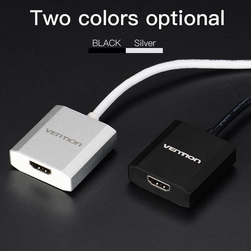 Đầu chuyển VGA sang HDMI hỗ trợ cổng âm thanh 3.5mm tiện lợi