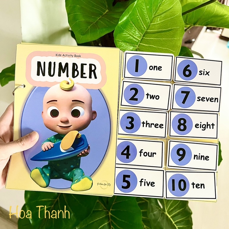 Học liệu bóc dán Cocomelon, em bé JoJo