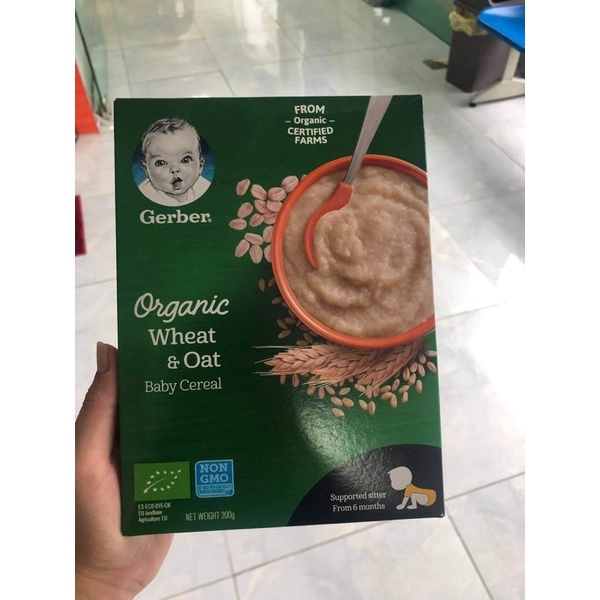 Bột ăn dặm Hữu cơ Gerber
