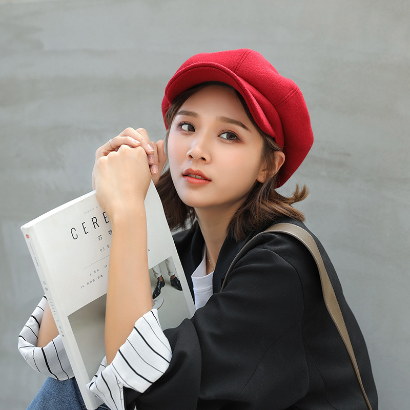 Nón Beret Thời Trang Phong Cách Hàn Quốc Cho Nữ