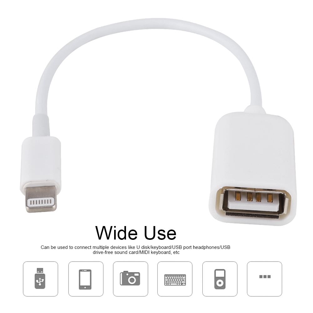 Dây Cáp Chuyển Đổi Micro USB Sang OTG Cho iPhone