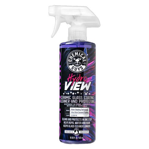Dung dịch phủ Ceramic Kính Chemical Guys HydroView Ceramic Glass Coating chống bám nước, bám bụi - Chai xịt 478ml.