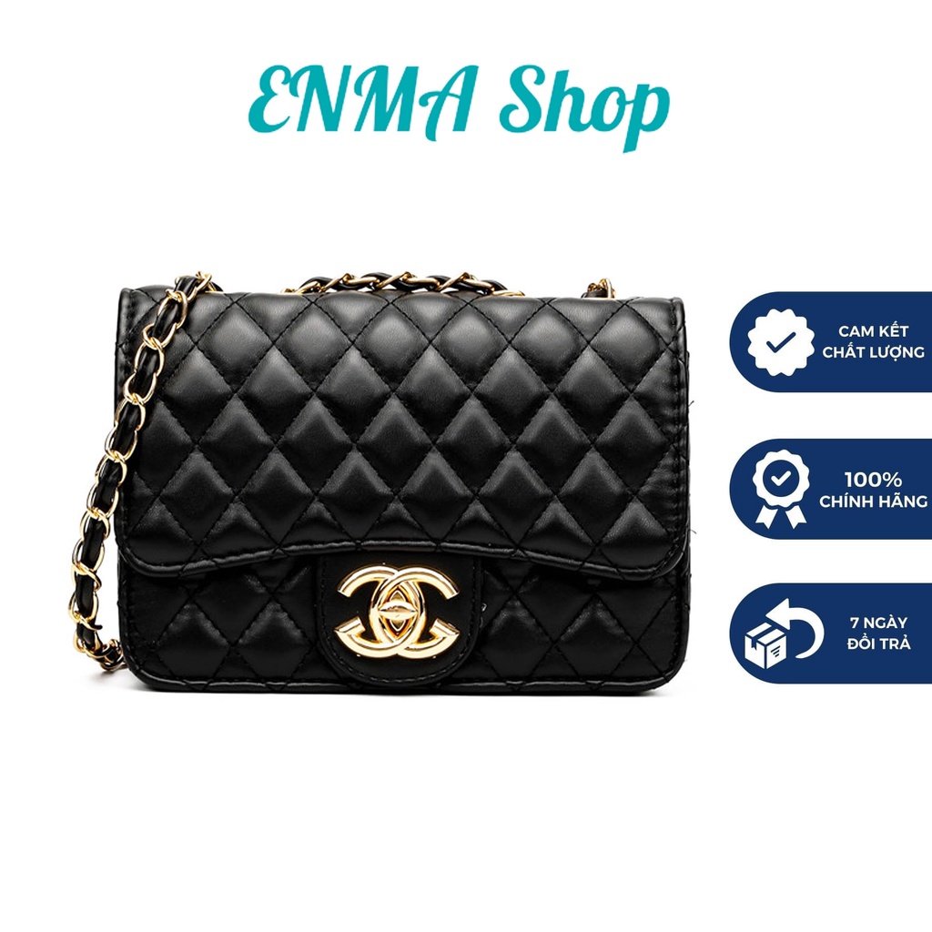 Túi xách nữ đeo chéo đẹp da pu giá rẻ, túi kẹp nách nữ thời trang hàn quốc DC109 - ENMA Shop