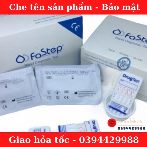 Que test thử ma túy 5 chân fastep, test nước tiểu tại nhà nhanh chóng, bí mật. Ship hỏa tốc HCM