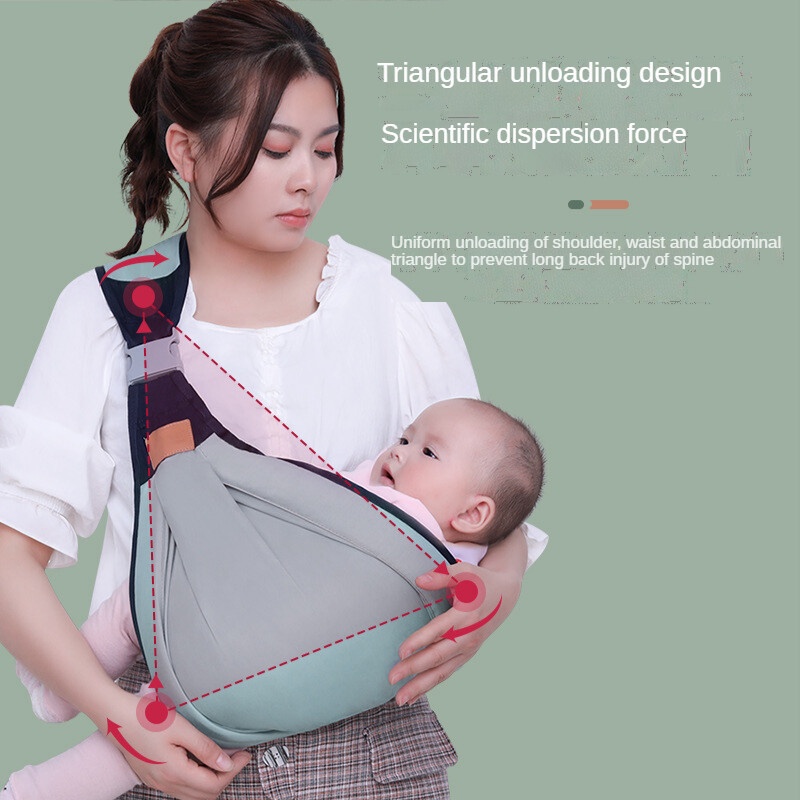 Đai địu em bé AMILA có đệm phía trước siêu nhẹ thiết kế đơn giản