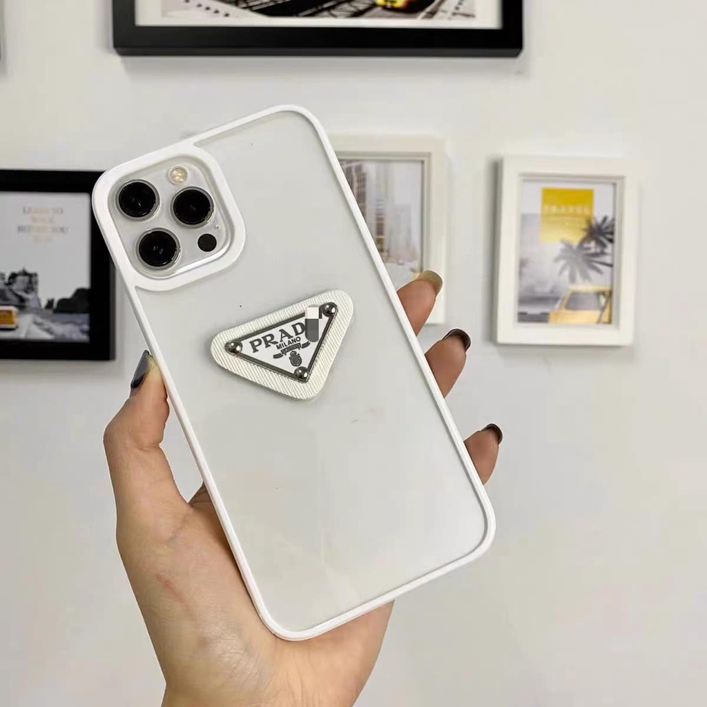 Ốp trong viền màu tag P.r.a.d.a MS01 iphone 7plus/8plus/X/Xs/Xsmax/11/11pro/11promax/12/12pro/12promax/13/13pro/13promax