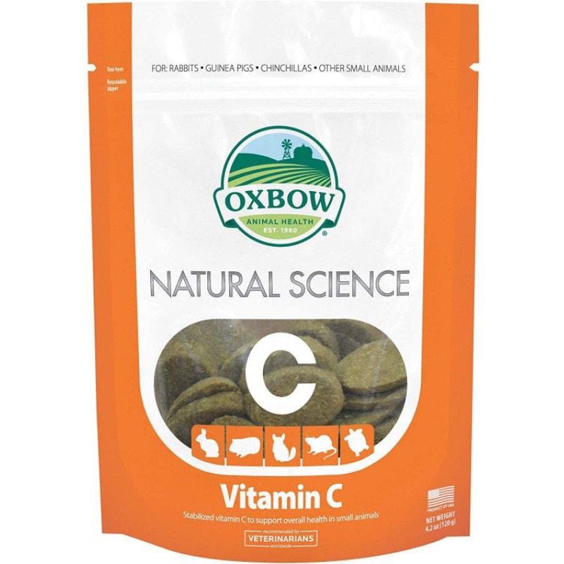[Mã PET80K giảm 8% tối đa 80K đơn 350K] Viên Oxbow Vitamin C Dùng Cho Thỏ . Bọ . Sóc . Chinchilla