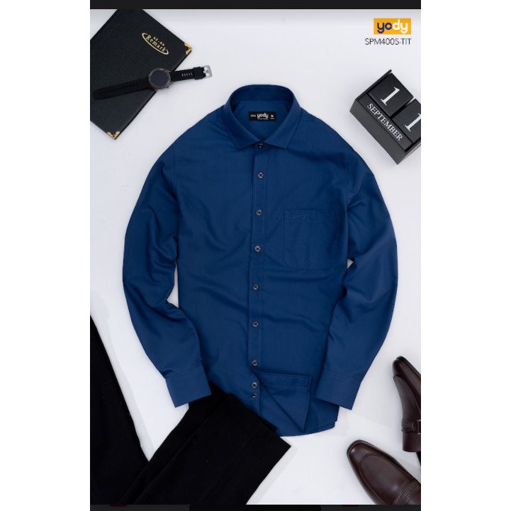 Áo Sơmi Nam Dài Tay Slim YODY Kháng Khuẩn Khử Mùi Tốt, Không Nhăn Tự Nhiên - Mã SP: SPM4005 | BigBuy360 - bigbuy360.vn