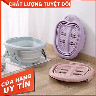 Chậu Ngâm Chân Massage Gấp Gọn