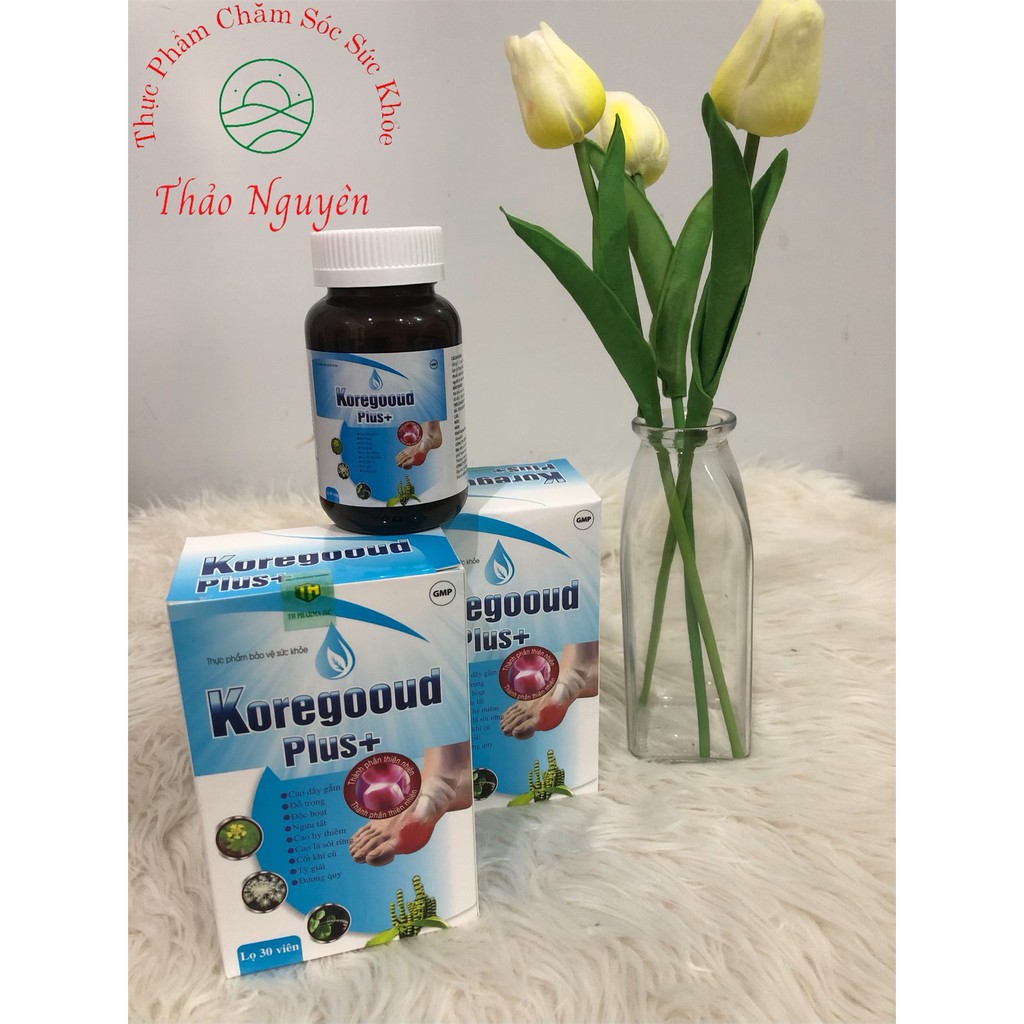 [Nhà Thuốc Thảo Nguyên]Viên uống KOREGOOUD PLUS+ chống viêm, sưng đau khớp do gout