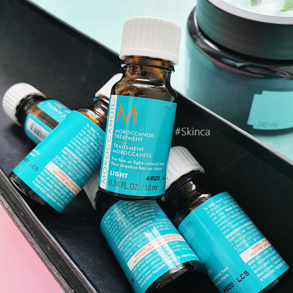 Moroccanoil Tinh dầu dưỡng tóc nhuộm khô xơ Moroccanoil Treatment 10ml