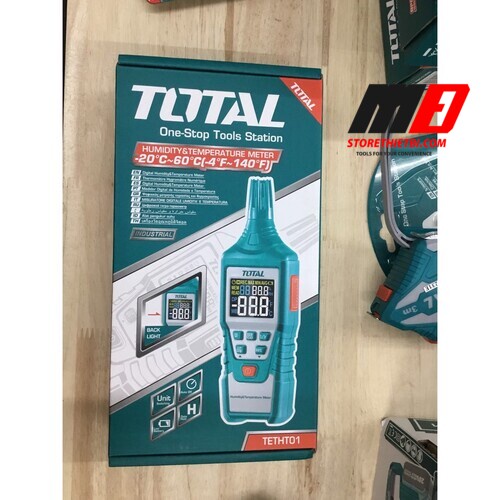 TETHT01 Máy đo độ ẩm và nhiệt độ kỹ thuật số TOTAL