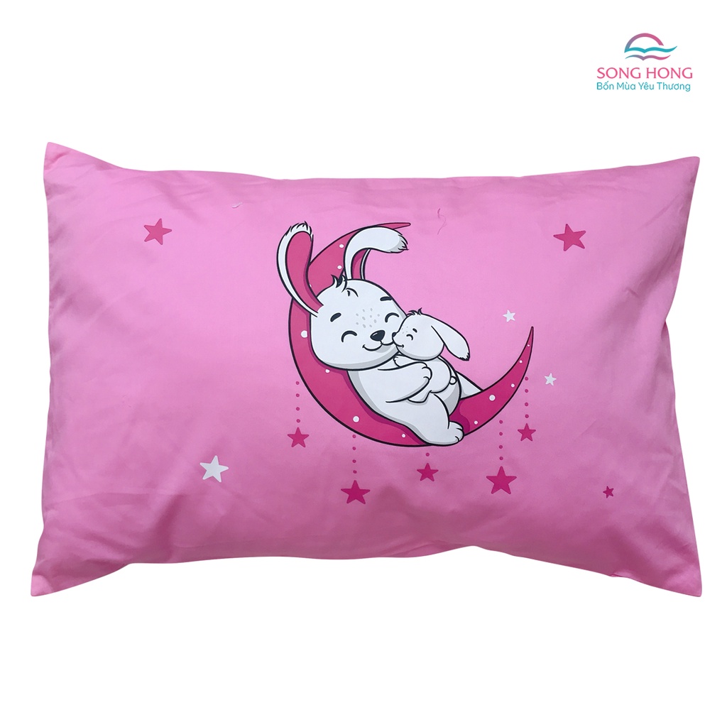 Gối trẻ em Sông Hồng 32x50cm, 40x58cm chất cotton