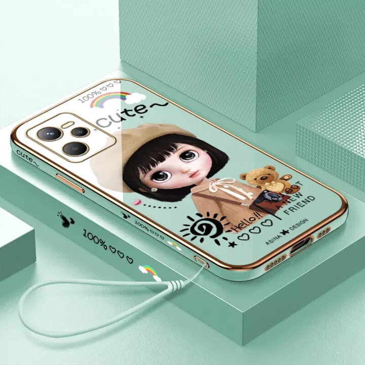 Ốp Điện Thoại Cho Realme C2 Realme 5 5i 5S 6i C3 RealmeC35 Realme 8 8PRO 4G Realme9 9PRO+ 9 PRO V25 Realme C31 C21 OPPO A1K