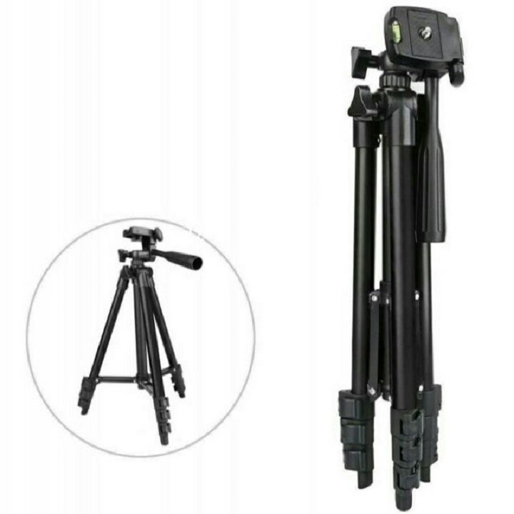 Gậy Tripod 3120A Loại Xịn Cao 1,02m Và điều khiển remote tương thích với nhiều dòng máy.