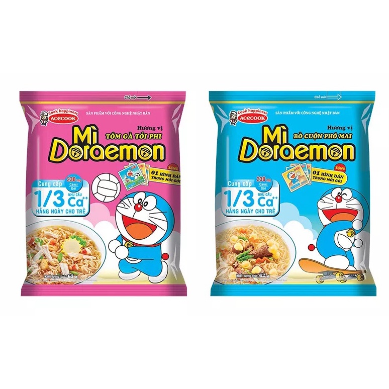 Mì Doraemon gói 62g