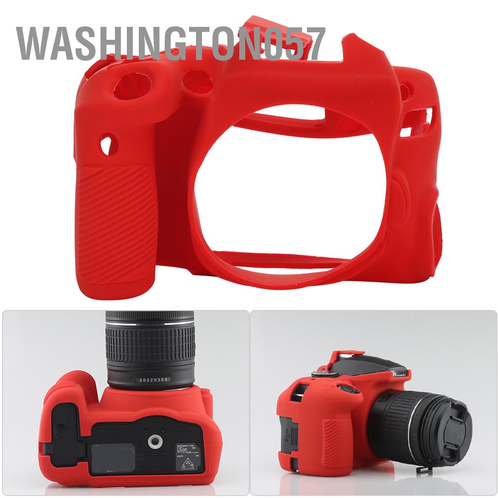 Washington057 Stretchable and Soft Silicone Cover for Canon 77D Digital Camera Washable Protector