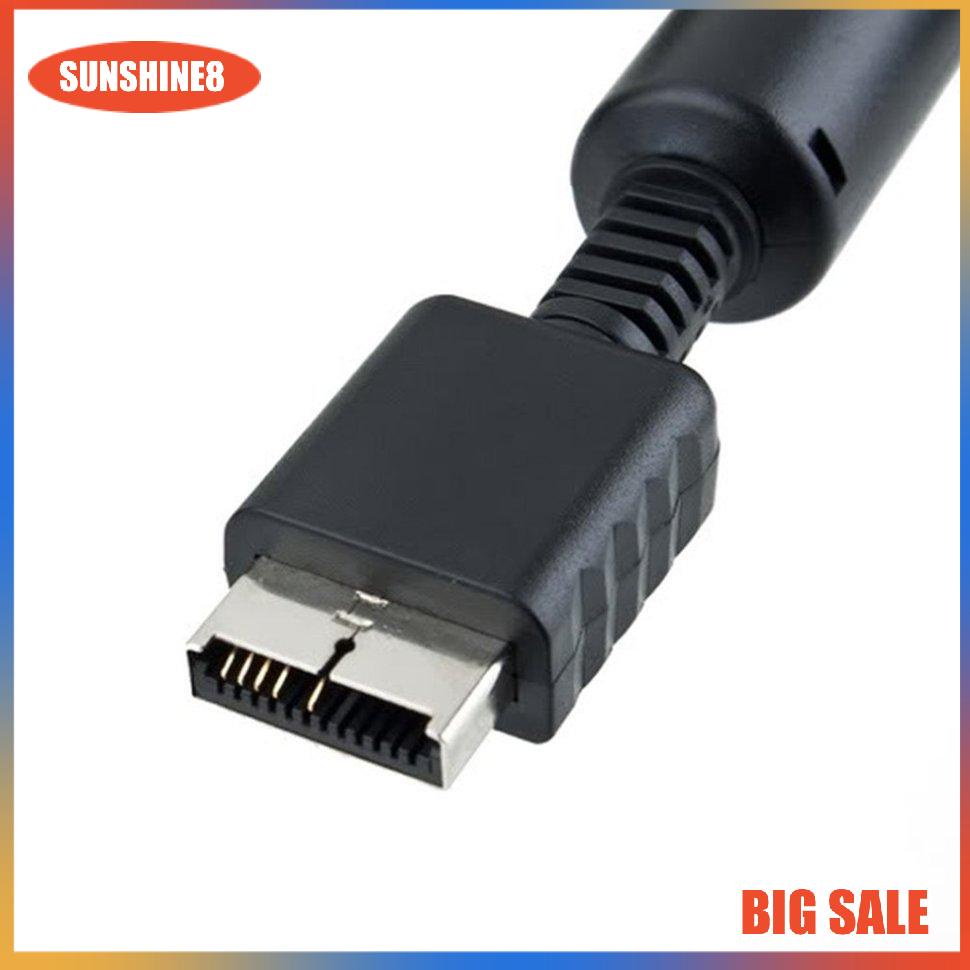 【SUN】aV Line 2in1 audio video cord wire S-Video aV Cable for PS2 for PS3 Console
