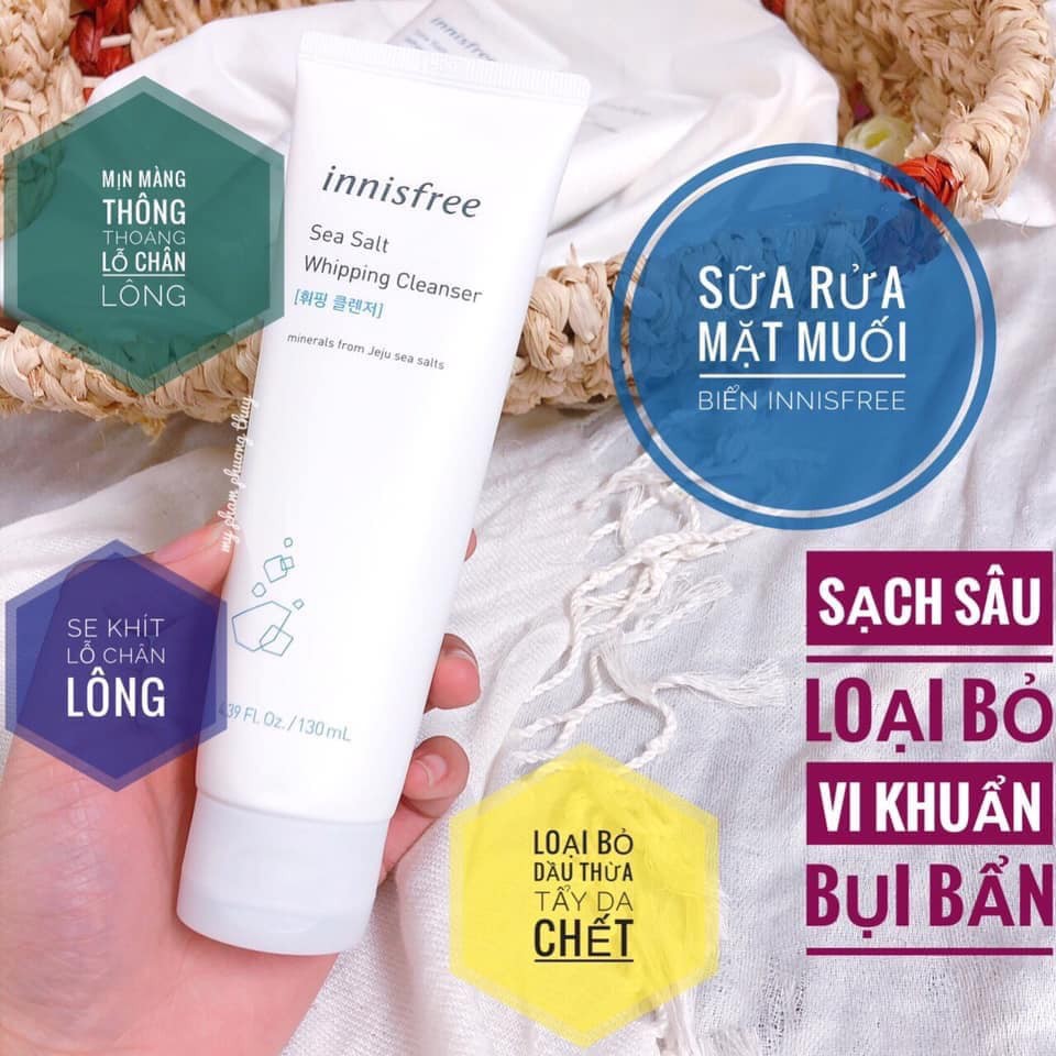 SỮA RỬA MẶT MUỐI BIỂN INNISFREE SEA SALT PERFECT CLEANSER 40%