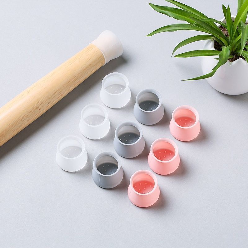 Silicon tròn bọc bảo vệ chân bàn ghế dẻo dai bền bỉ -Miếng đệm kê chân bàn chống trơn trượt ,ồn RIN