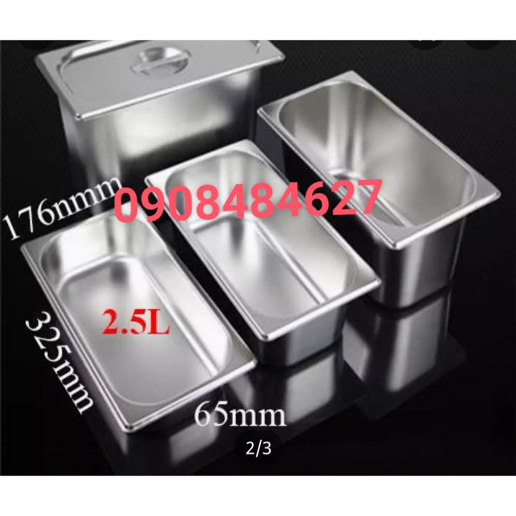 Khay GN 1/3 Đủ Kích Thước