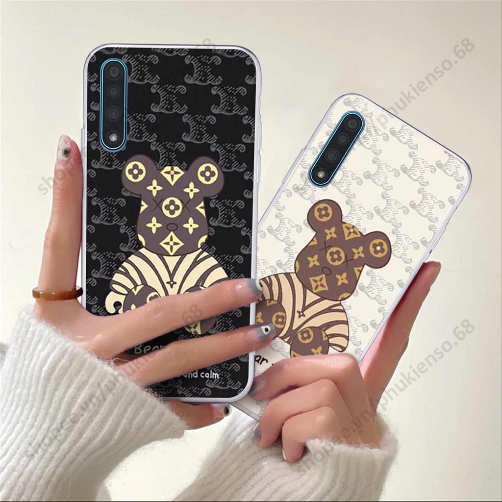 Ốp lưng điện thoại Vsmart Live elegant, gấu be@rbrick cao cấp, vỏ ốp rẻ đẹp