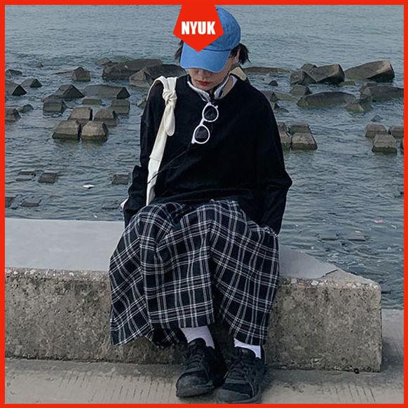 Chân Váy Caro Xếp Ly Thời Trang Retro Cho Nữ | BigBuy360 - bigbuy360.vn