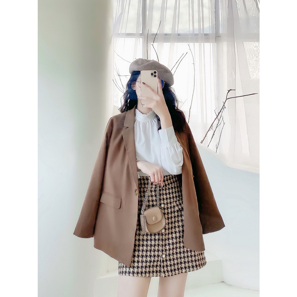 Áo blazer design by LYRA, chất tuyết Hàn cao cấp trẻ trung, thanh lịch, nữ tính-LWTAK016