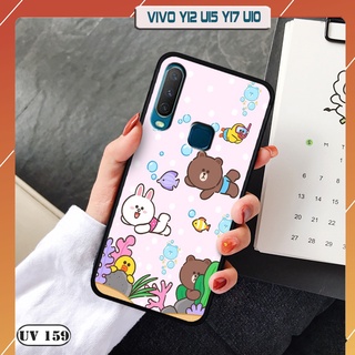 Ốp lưng nhám cho điện thoại Vivo Y12 / U15 / Y17 / U10