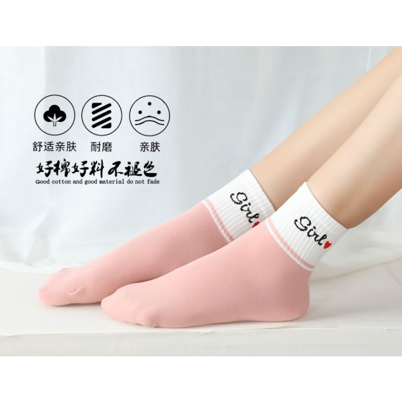 Set 5 Đôi Tất Vớ Nữ Cao Cổ Ms.Dasy 2022