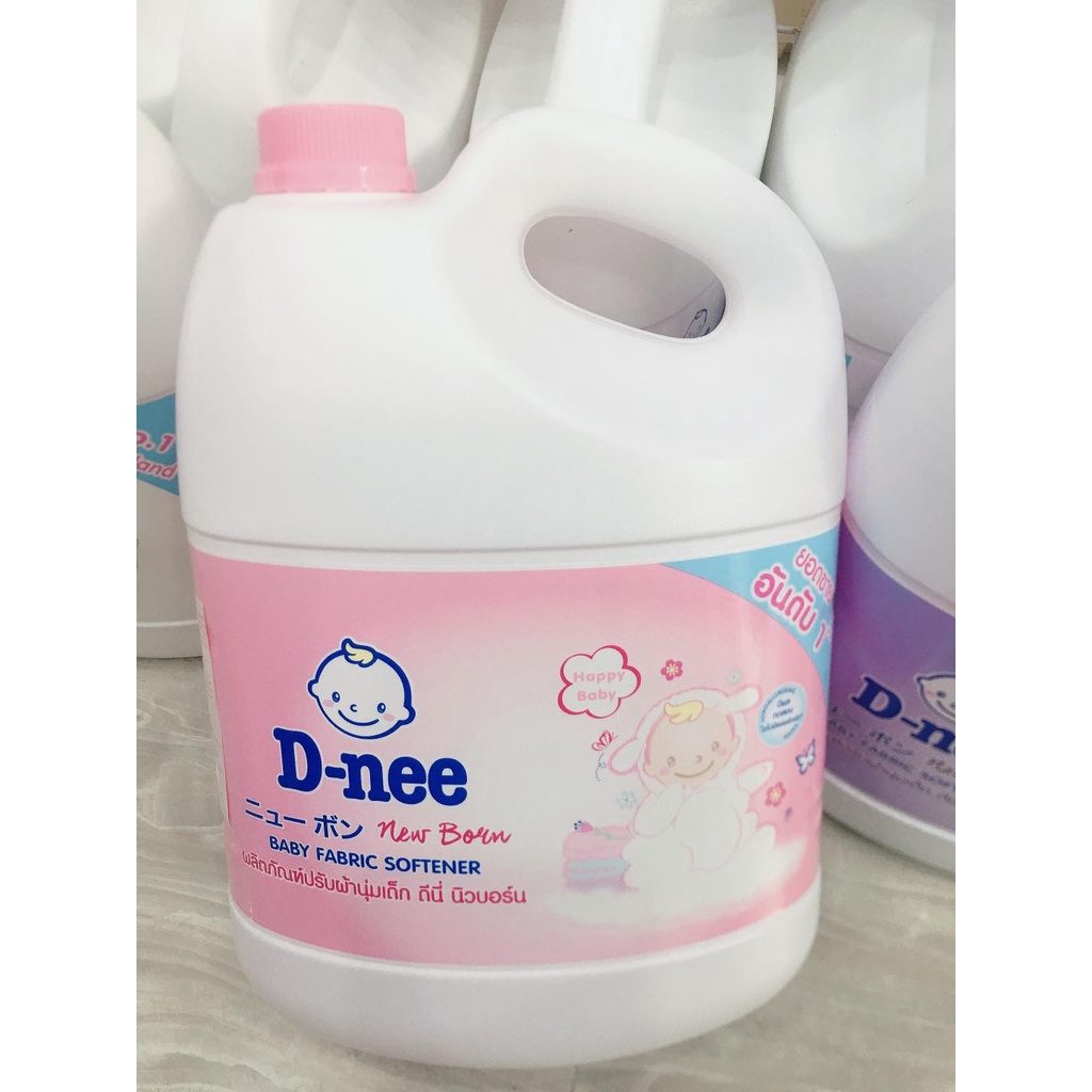 Nước xả Dnee can 2800ml chính hãng ( màu hồng / xanh lá / xanh dương / tím / trắng ) chính hãng