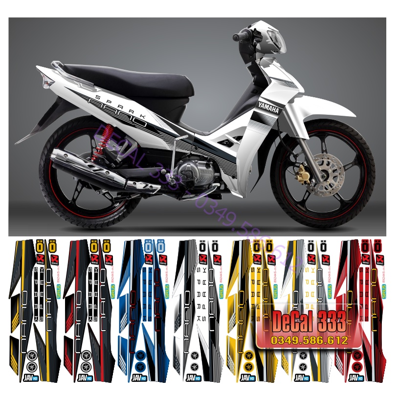 Tem Rời SIRIUS 110cc 50cc RC xăng cơ mẫu NANO - NHIỀU LỰA CHỌN MÀU 892445 ( sticker sirius )