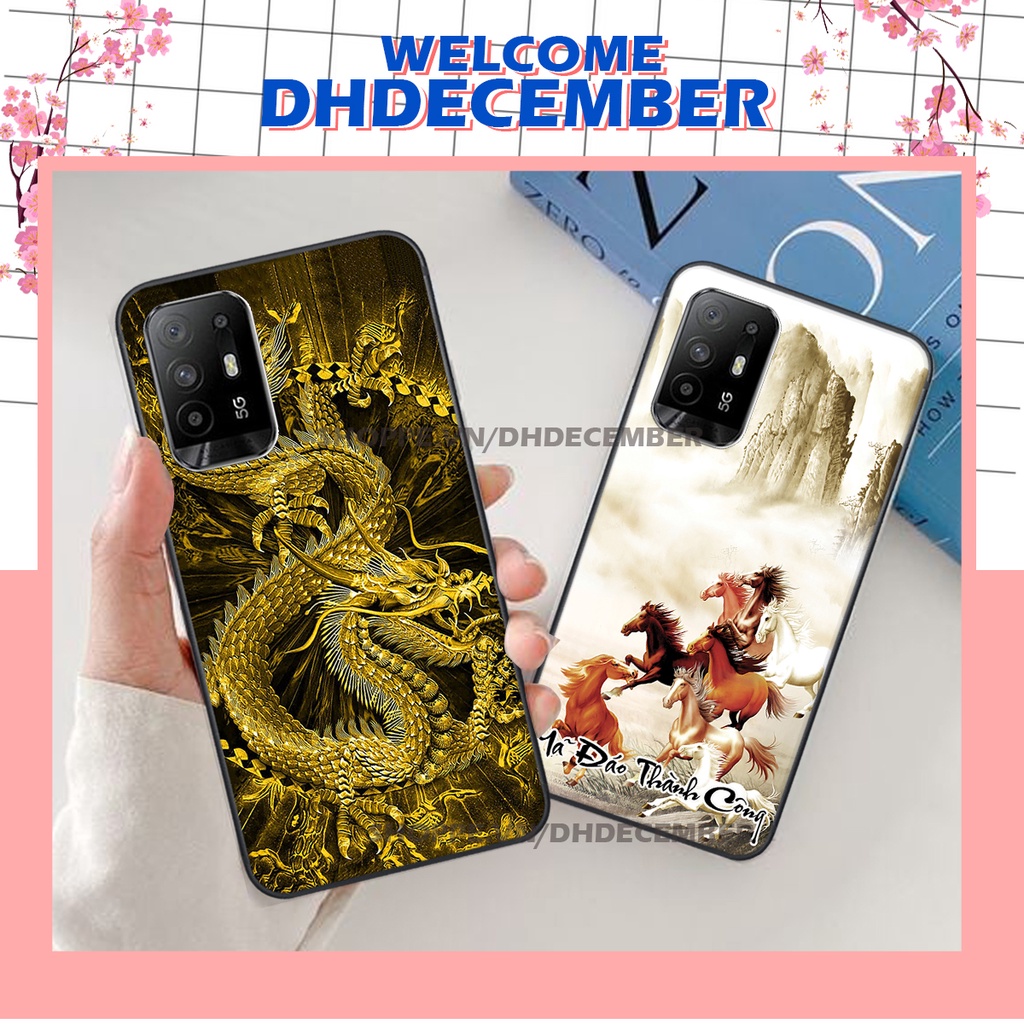 Ốp lưng Oppo A94 5G in hình thư pháp tâm an vạn sự an ,mã đáo thành công SIÊU CHẤT