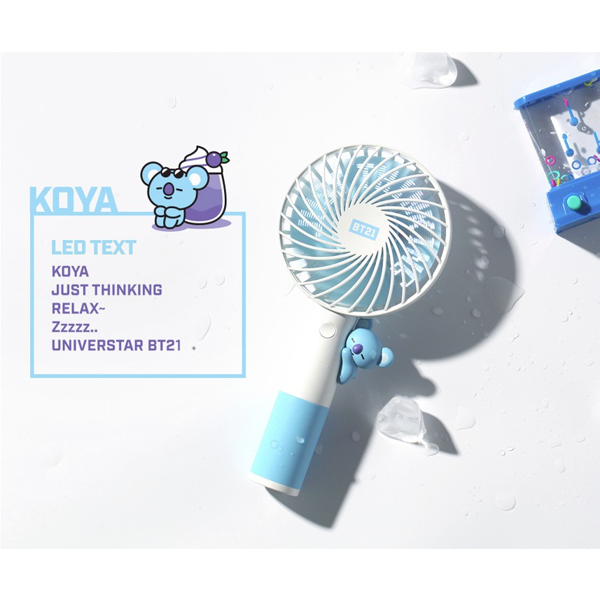 (Có sẵn/freeship xtra) Handy fan BT21 Ver 3 Quạt mini cầm tay | BigBuy360 - bigbuy360.vn