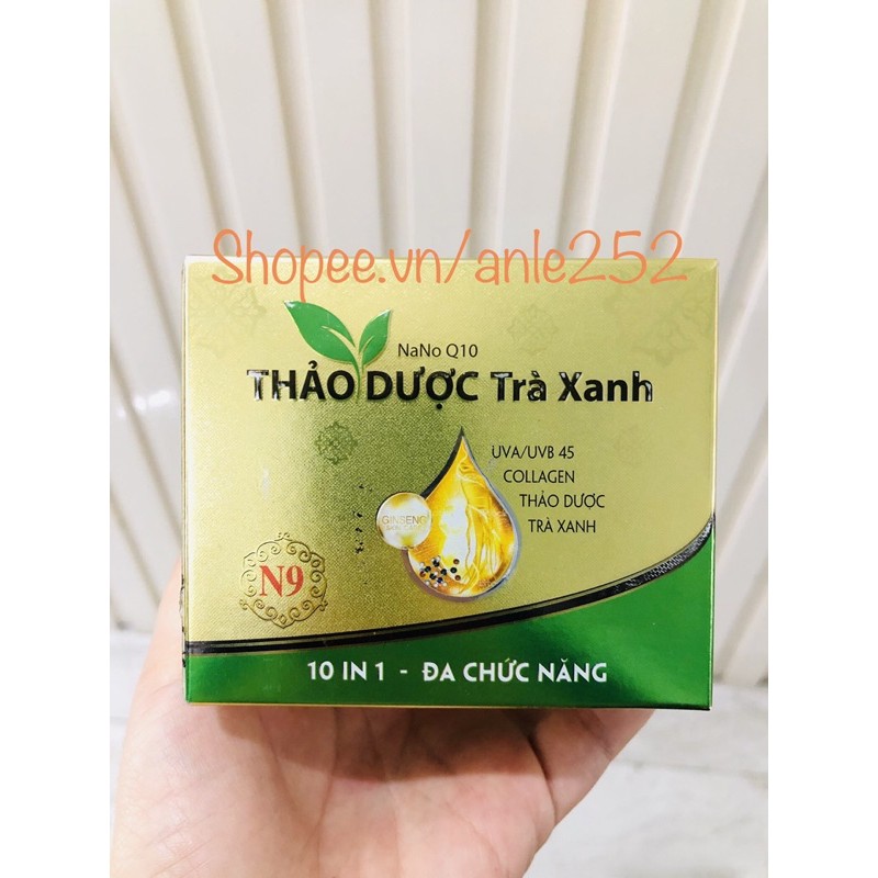 KEM NANO Q10 THẢO DƯỢC TRÀ XANH N9. (Hàng công ty)