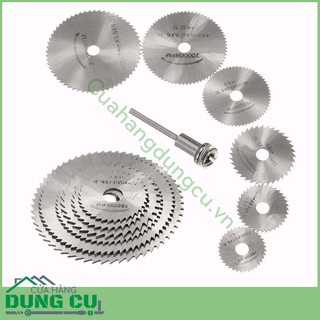 Bộ 6 lưỡi cưa mini cho máy khoan 22-50mm thép gió HSS