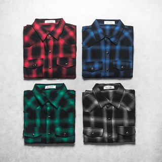 Áo Sơ Mi Dài Tay Sọc Caro Nam Nữ Thời Trang