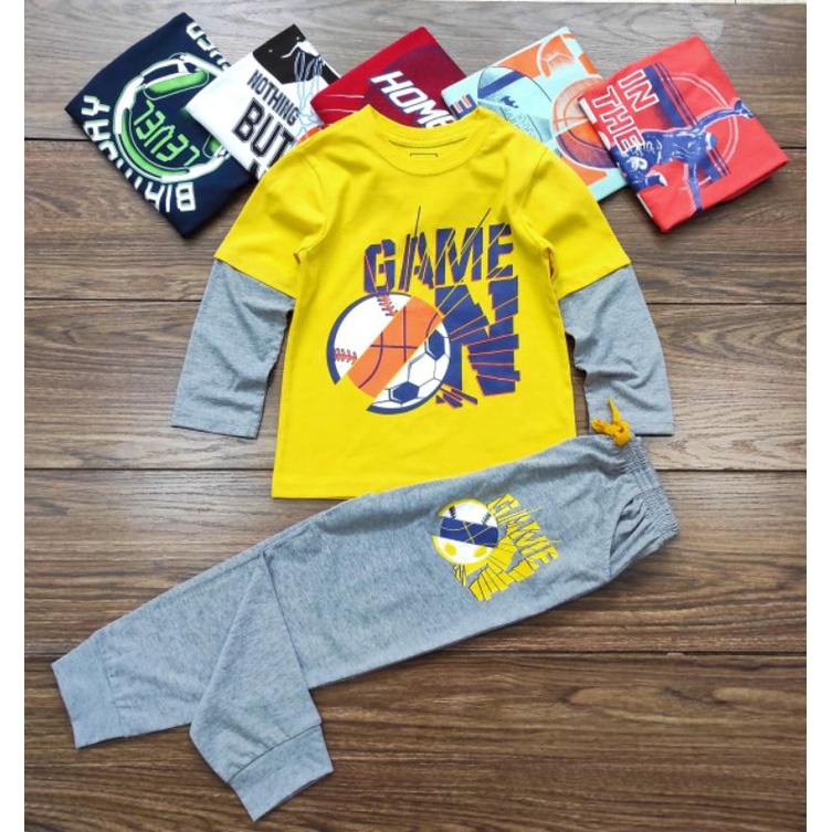 Bộ dài tay bé trai G.A.P size đại 18-55kg